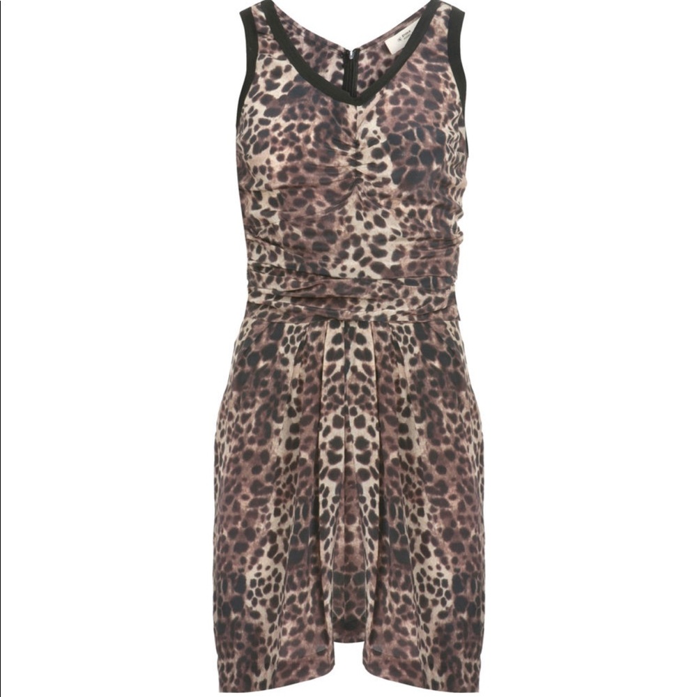 Isabel Marant Étoile Silk Leopard Print Dress